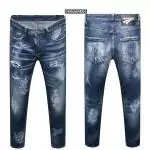 jeans ripped for hommes skinny dsq jeans pants skater hole